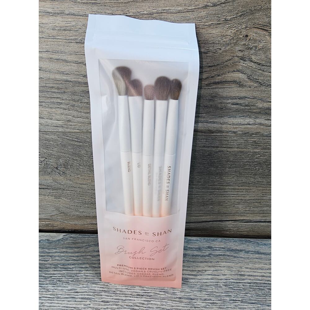 Shades By Shan Brush Set Collection Premium 5-Piece Set